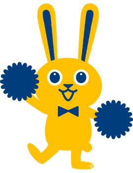 応援うさぎ