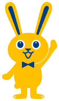 挙手うさぎ
