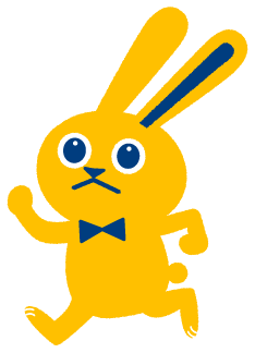 走るうさぎ