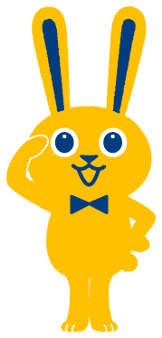 敬礼うさぎ